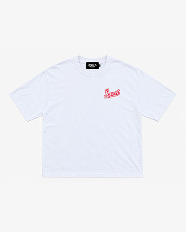 AW '26 Cursive Tee (White)