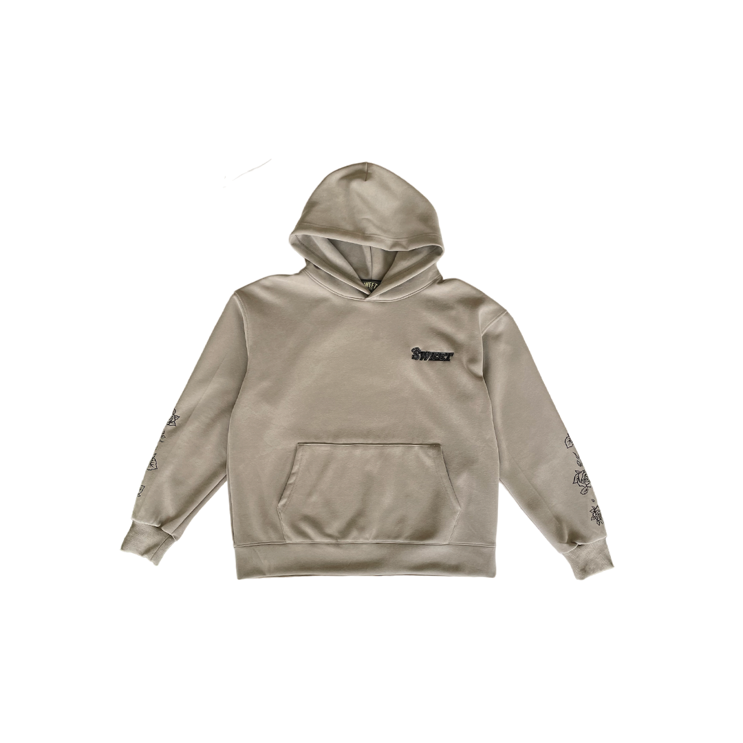 AW24 Embroidered Hoodie (Fossil)