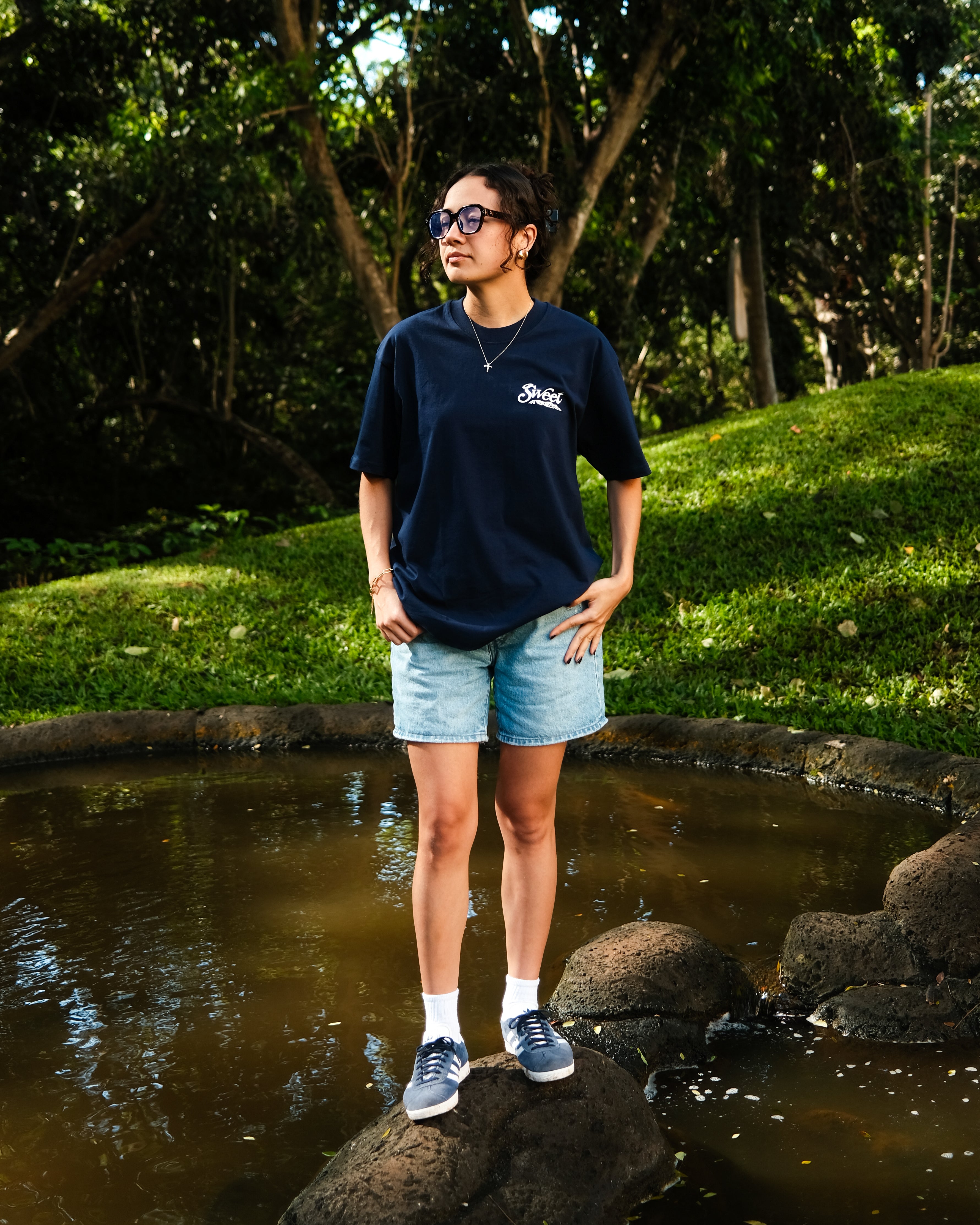 Sweet Diamond Head Tee (Navy)