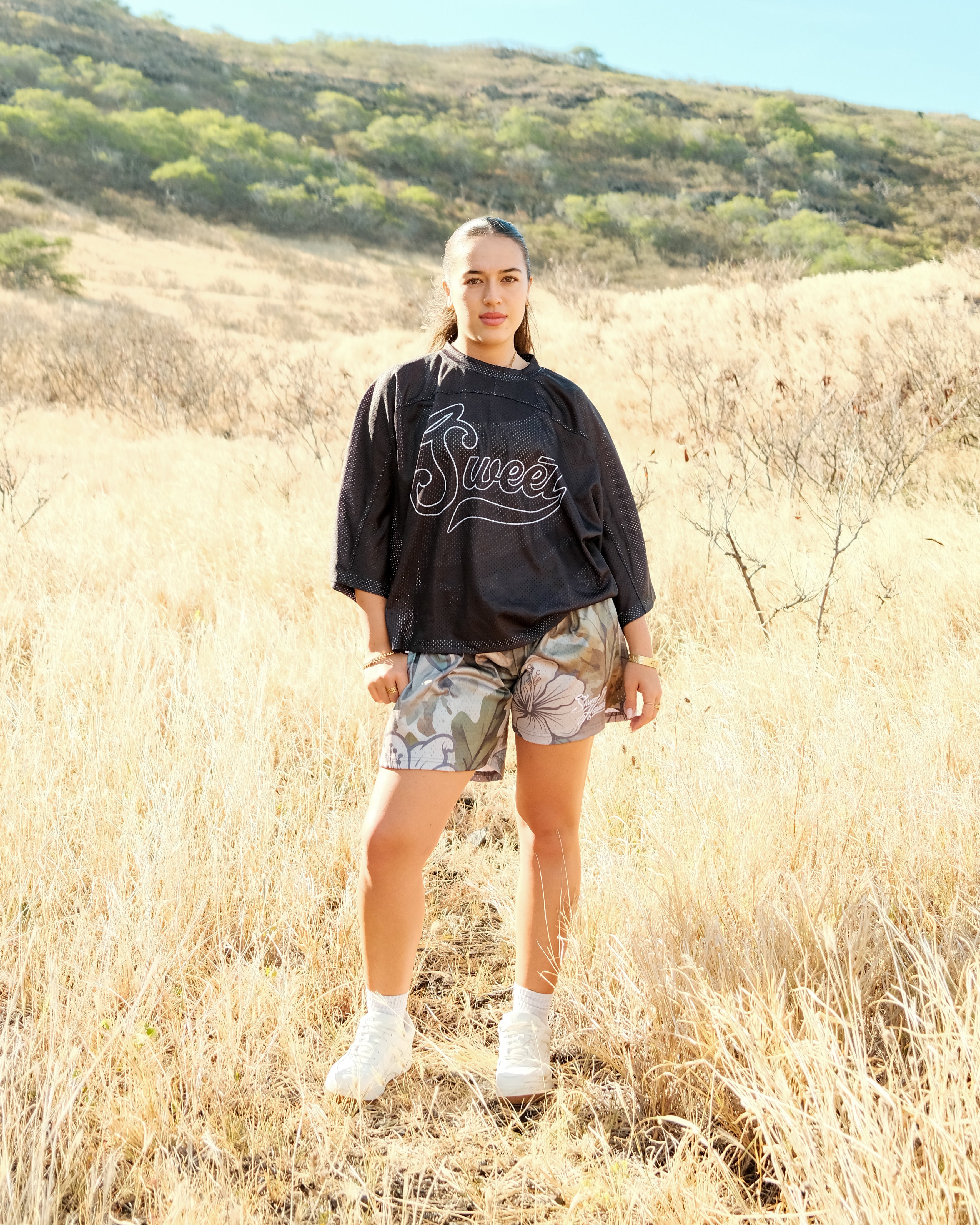 Black Cropped Jersey