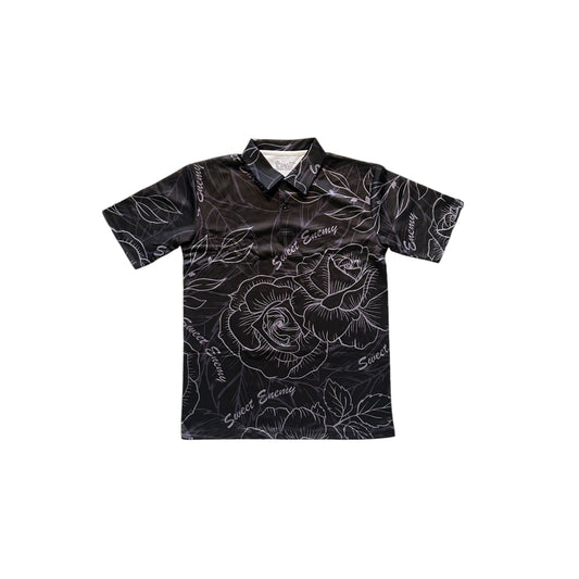 Sweet Rose Polo (Black)