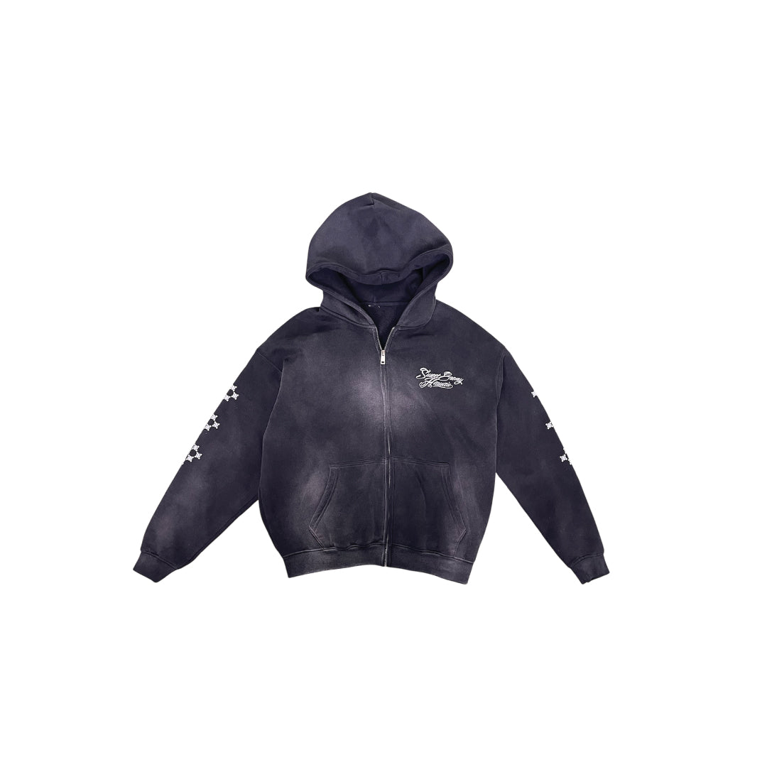 Sun Faded Sweet Enemy Hawaii Quilt Hoodie