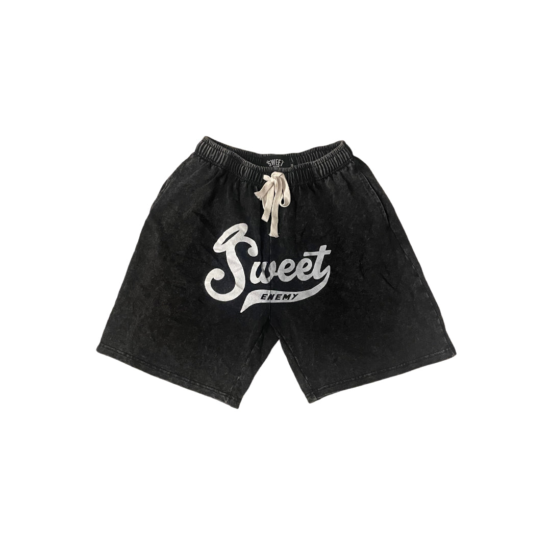 Cursive Sweet Enemy Logo Shorts