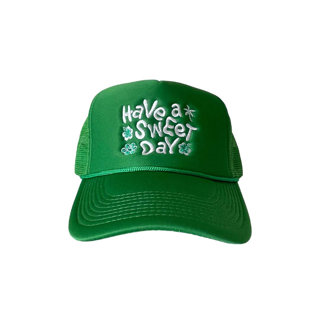 Have A Sweet Day Trucker (Kelly Green)