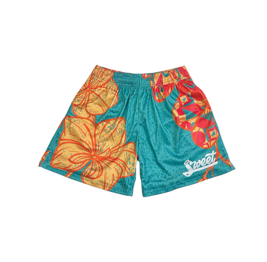 Orchid Shorts (Teal)