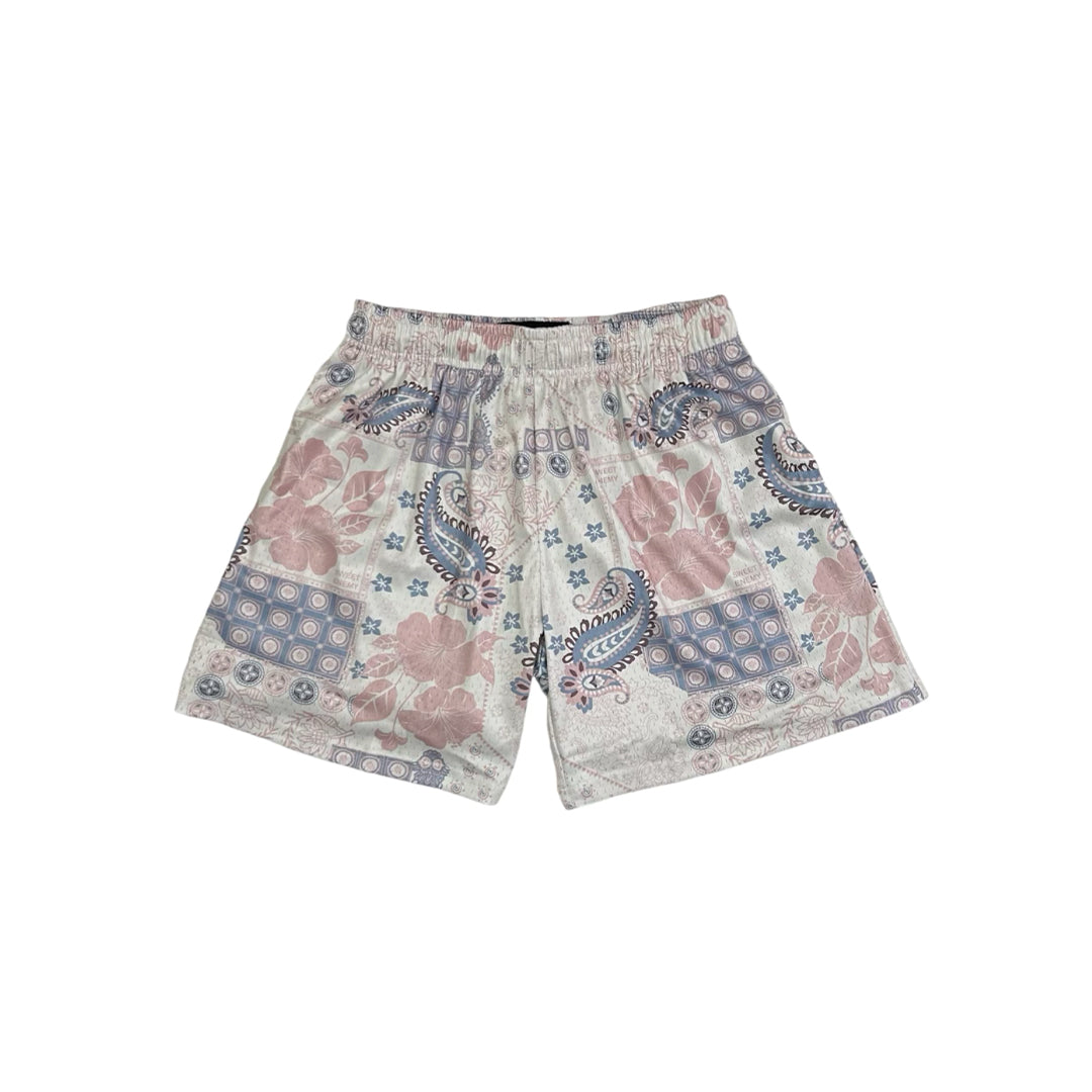 Paisley 2.0 Shorts (White)