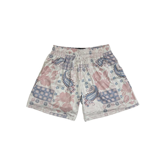 Paisley 2.0 Shorts (White)