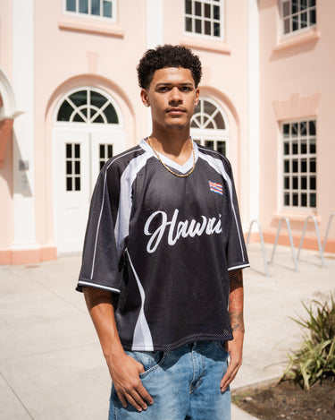 Sweet Hawaii Jersey (Black/Silver)