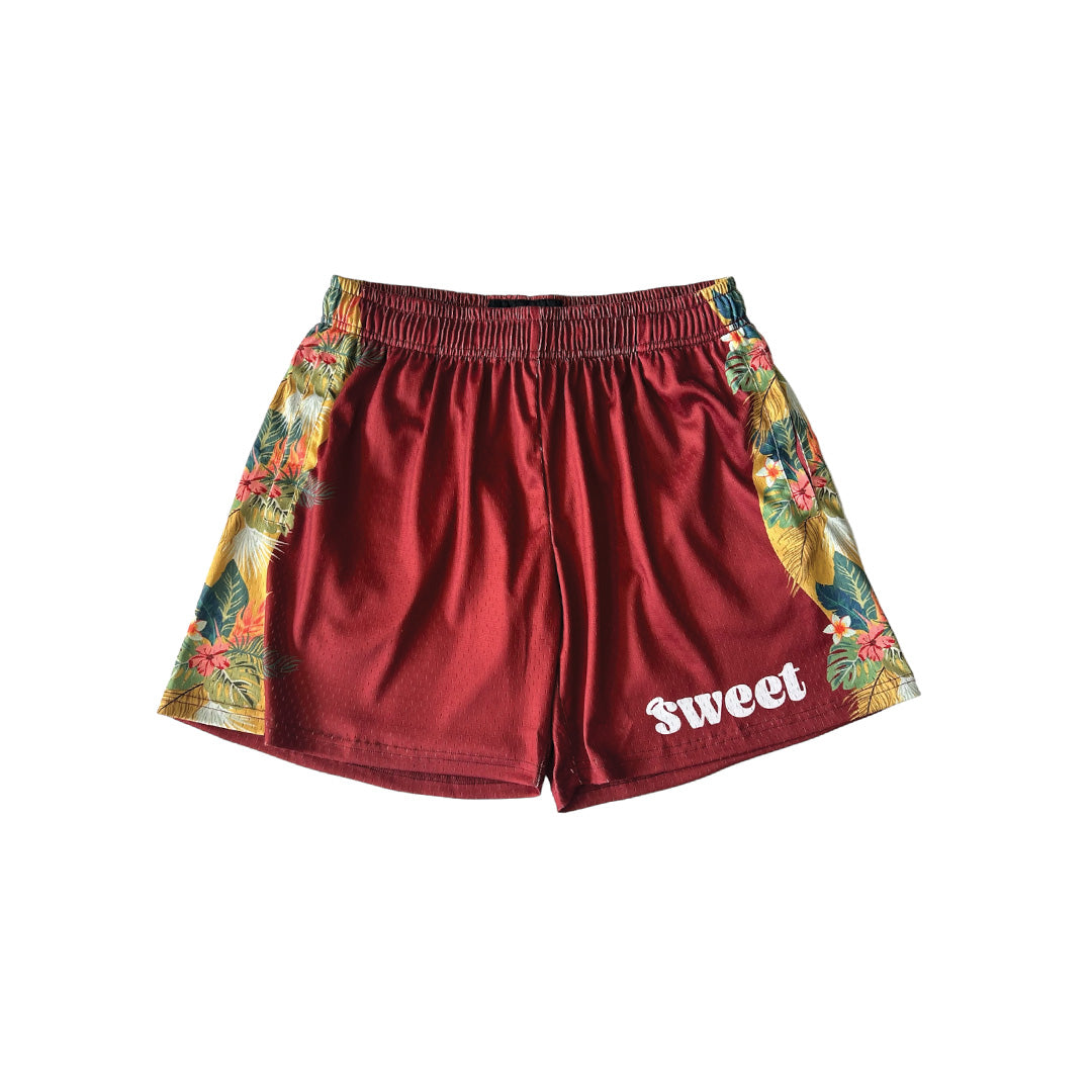 Tropical Sweet Shorts (Red)