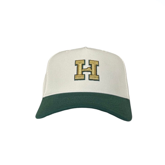 H Logo Snapback (White/Green)