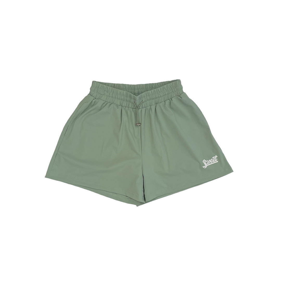 Women's Athletic Shorts (Green)